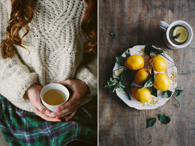 meyer lemon tea