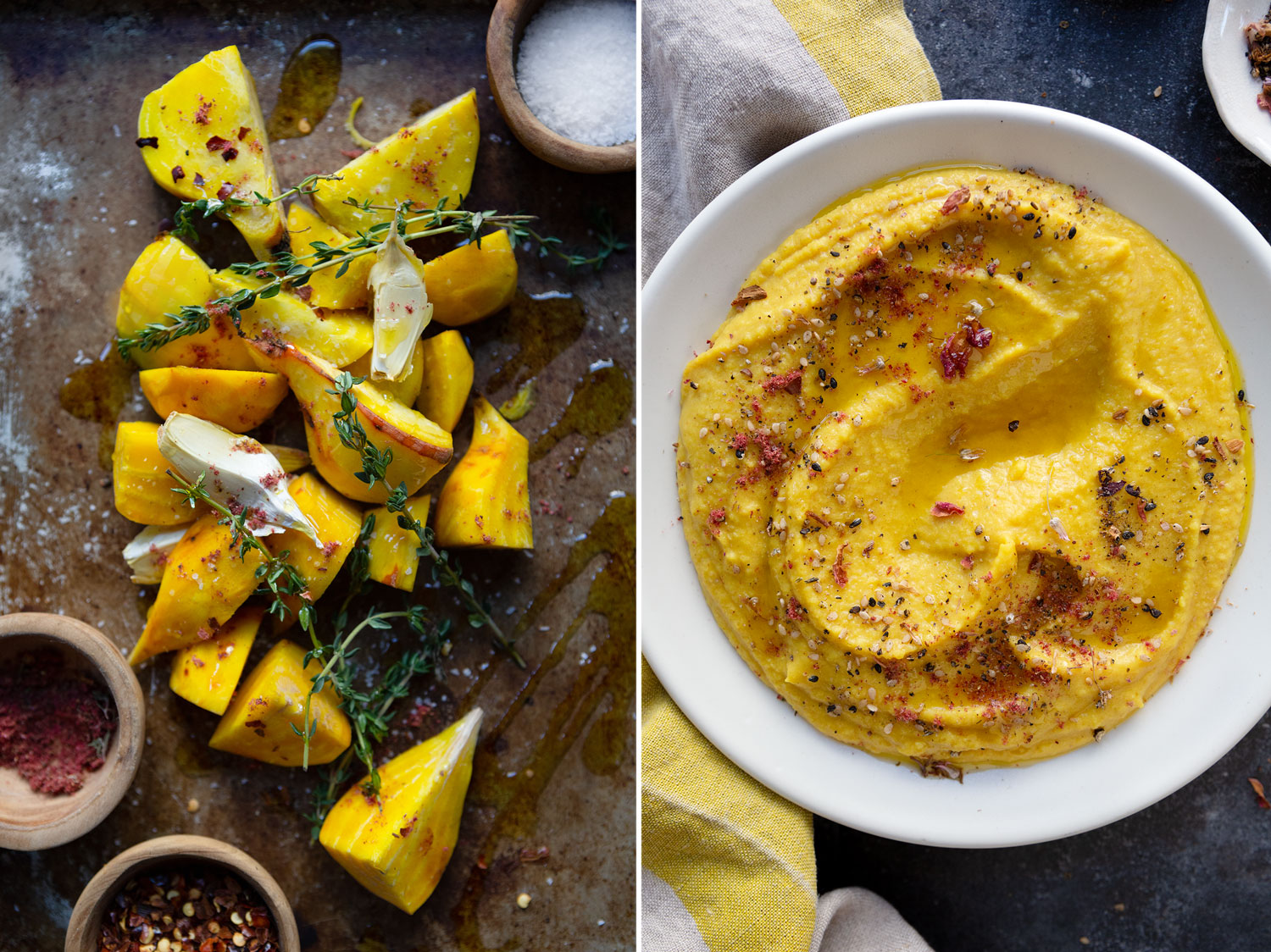 roasted golden beet hummus