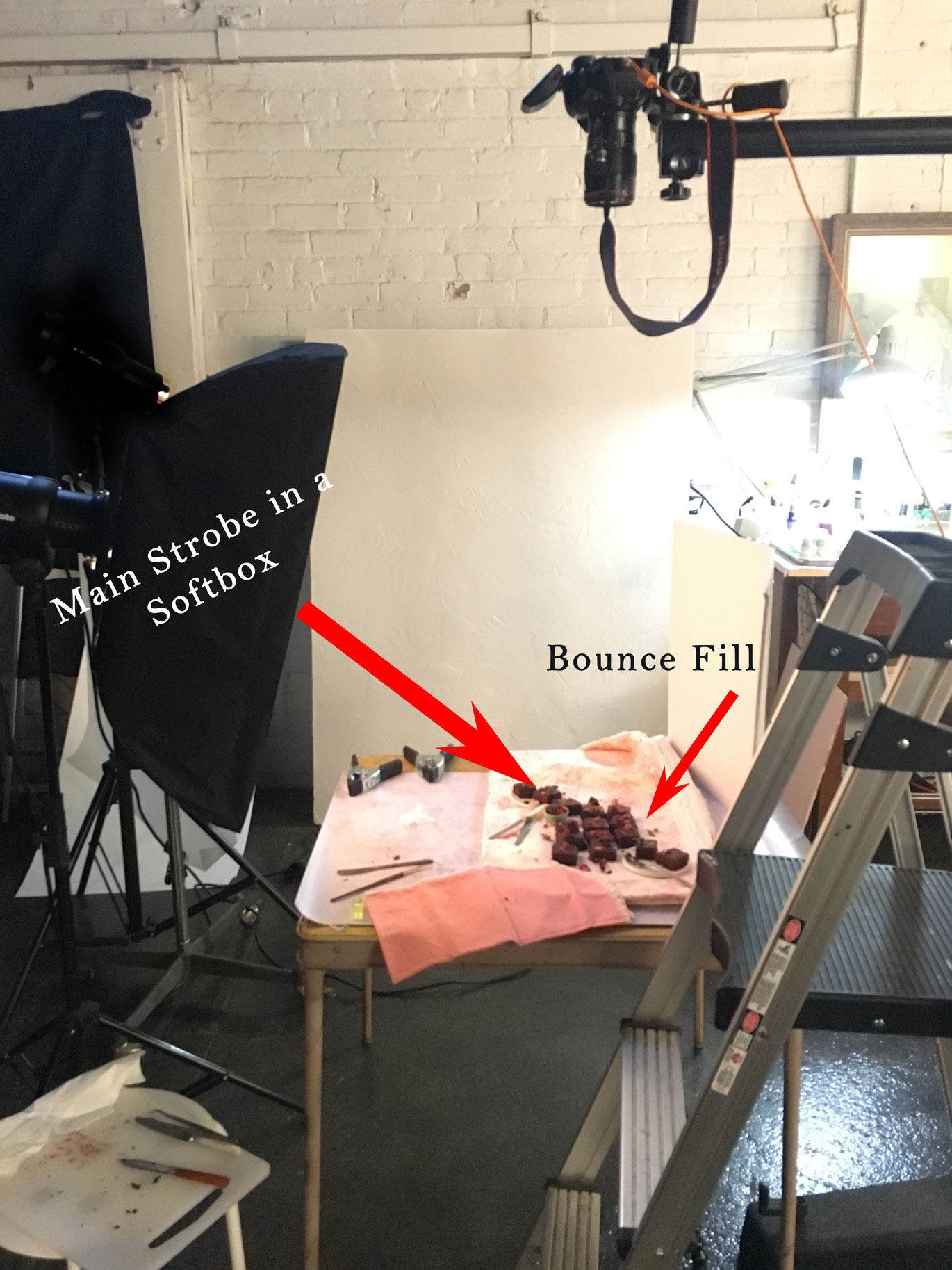 bts of studio brownie shot